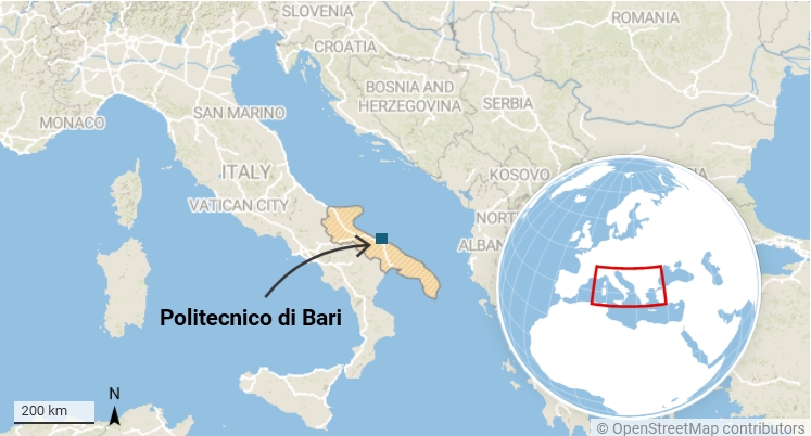 Politecnico di Bari location