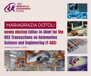 Mariagrazia Dotoli has been appointed EIC of IEEE T-ASE