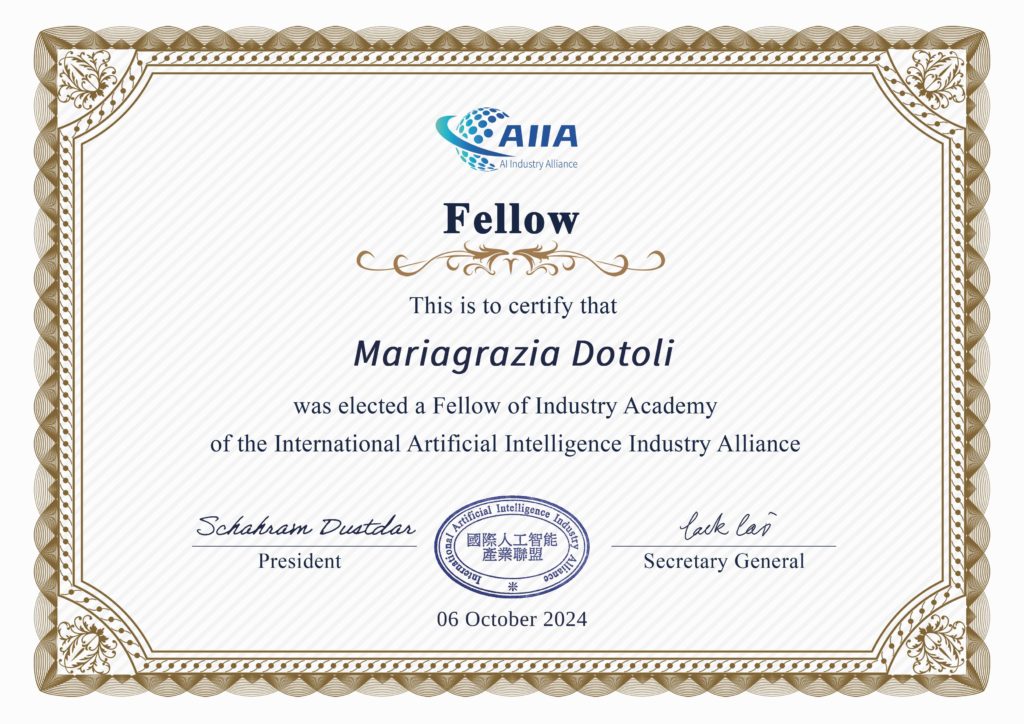 Prof. Dotoli “fellow” of AIIA