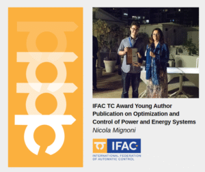 IFAC TC Award Young Author Publication on Optimization and Control of Power and Energy Systems